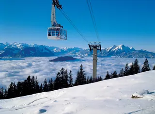 Mt. Rigi 'Queen of the Swiss Mountains' in Winter