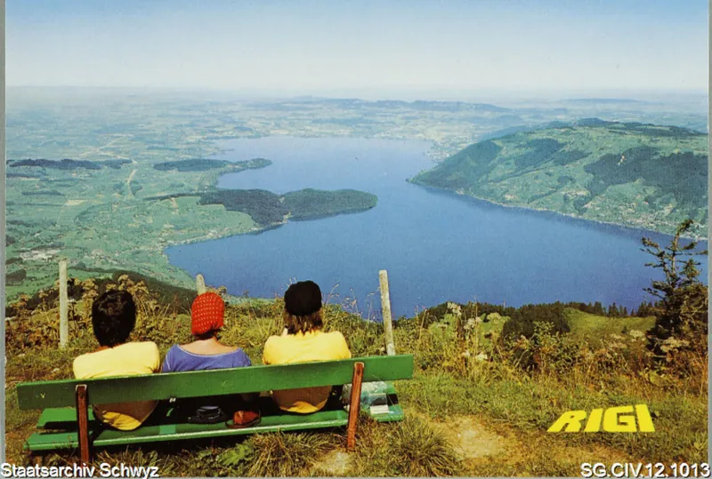 Rigi: Ausblick auf Zugersee und Schweizer Mittelland (keine Angabe)