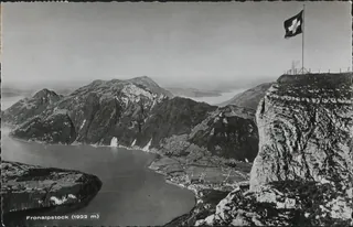 Fronalpstock (1922 m) on Lake Lucerne, Brunnen, Rigi and Lake Zug (vor 4.7.1951)
