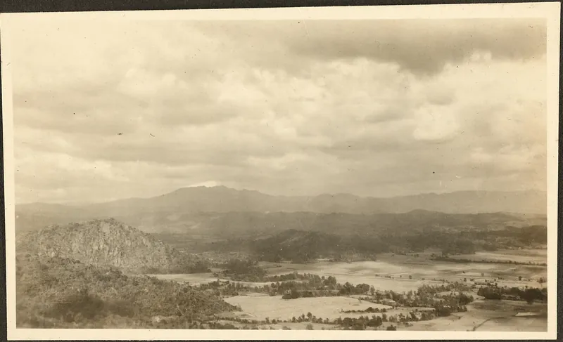 View from "Rigi" (Baryong)[?] towards east (Pacific) (ca. 1926)