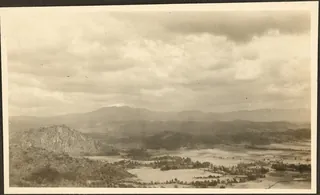 View from "Rigi" (Baryong)[?] towards east (Pacific) (ca. 1926)