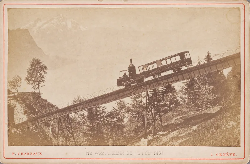 Chemin de fer du Rigi, Schnurtobel bridge (ca. 1875)