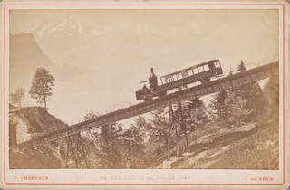 Chemin de fer du Rigi, Schnurtobel bridge (ca. 1875)