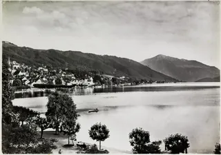 Train with Rigi (ca. 1930)