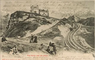 Rigi-Kulm and the Alps (vor 2.9.1903)