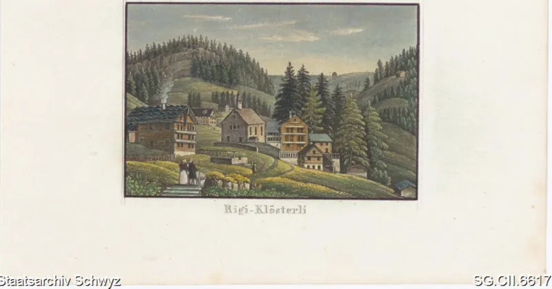 Kapelle Maria zum Schnee und Umgebung, Rigi-Klösterli (1825 - 1850)