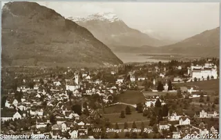 Schwyz mit dem Rigi (1915)