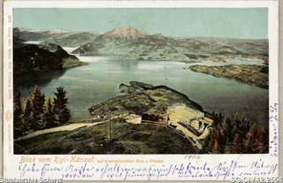 Blick vom Rigi-Känzeli (1902)