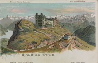 Rigi-Kulm 1800 m above sea level (vor 27.06.1924)