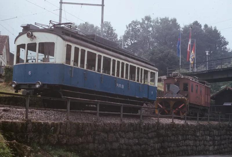 Arth, Goldau, Arth-Rigi-Bahn ARB, today Rigibahnen AG (9/1974)