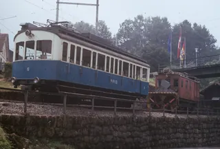 Arth, Goldau, Arth-Rigi-Bahn ARB, today Rigibahnen AG (9/1974)
