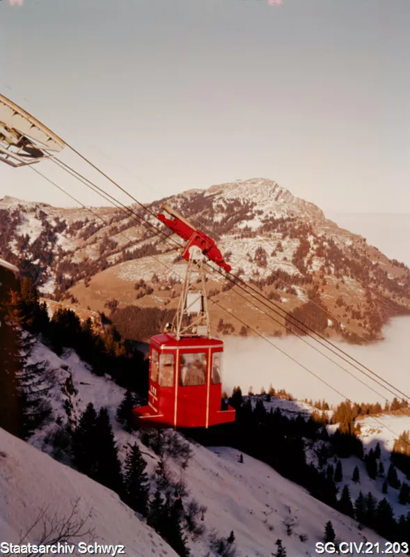 Luftseilbahn auf die Rigi (zwischen 1950 und 1980)