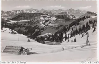 Skigelände bei Rigi-Staffel, Arth-Rigi-Bahn und Rotstock-Skilift (keine Angabe)