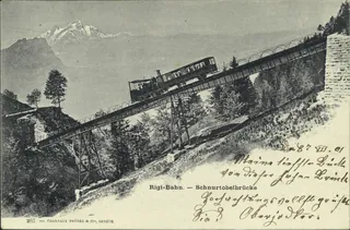 Rigi Railway, Schnurtobel Bridge (vor 8.7.1901)