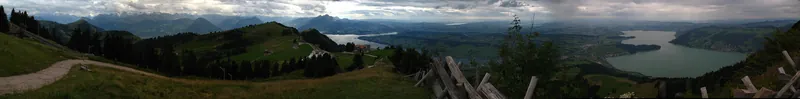 6661-6667 - Rigi - View toward Rigi Staffel, Vierwaldstättersee, and Zugersee (2007-07-29)
