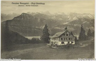 Pension Burggeist - Rigi-Scheidegg (1924)