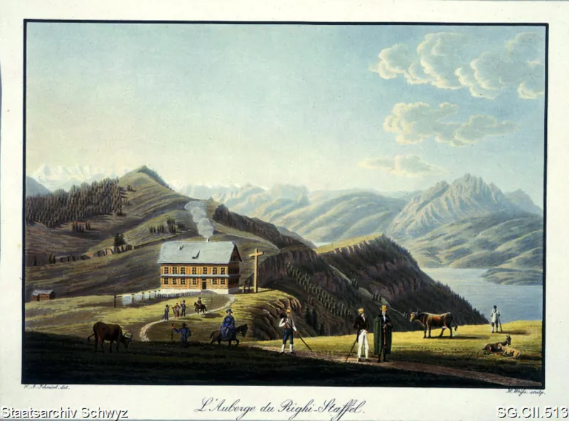 Gasthaus Rigi Staffel (ca. 1830)