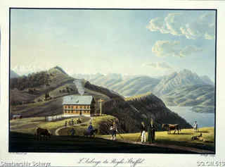 Gasthaus Rigi Staffel (ca. 1830)