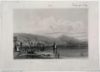 Zug gegen die Rigi (ca. 1850)