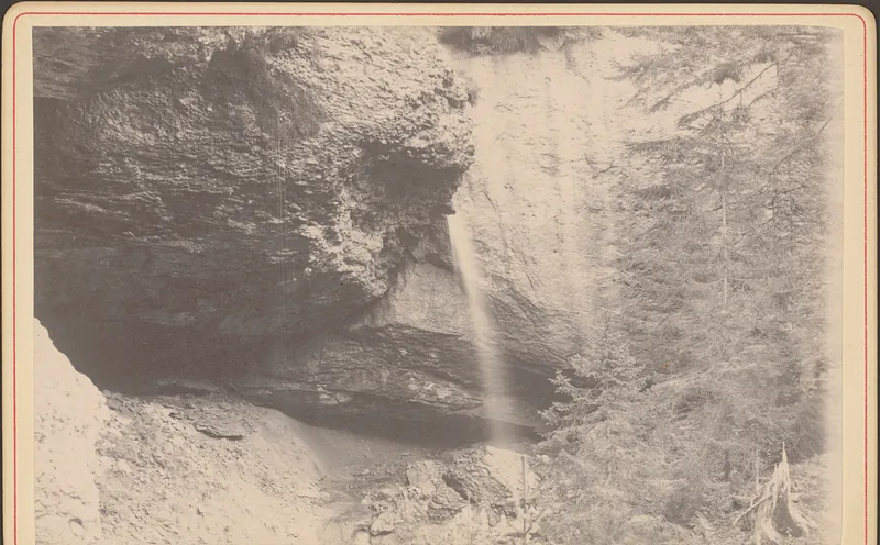 Rigi-Klösterli. Wasserfall (1886)