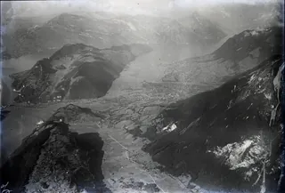 Rohren, Stanserried, Rotzloch, Stans, Buochs, Rigi v. S. W. from 2000 m (1925)
