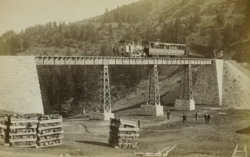 Du chemin de fer du Righi [Rigi] - Scheideck (1874)