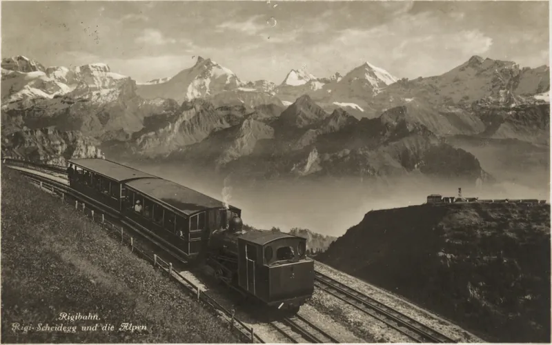 Rigi Railway, Rigi-Scheidegg and the Alps (vor 6/1937)
