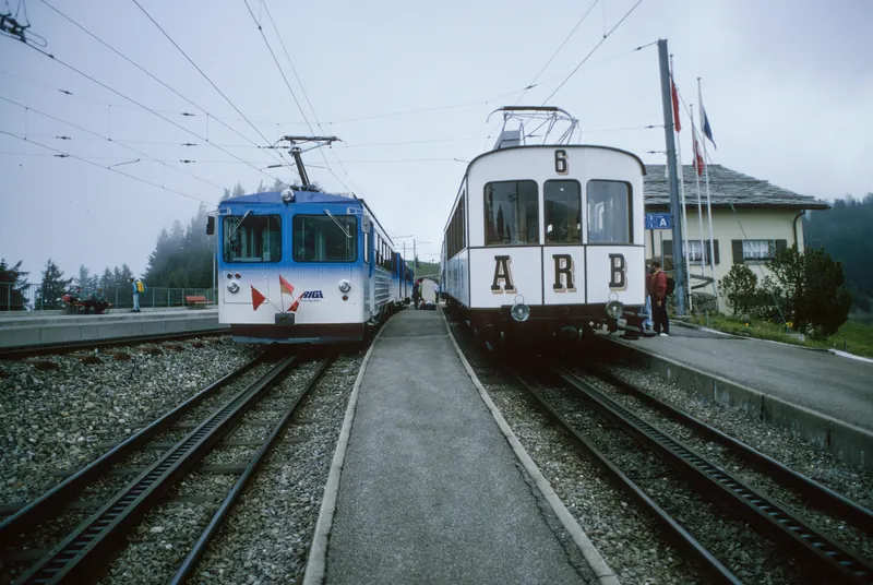 Arth, Goldau, Arth-Rigi-Bahn ARB, today Rigibahnen AG (6/1995)