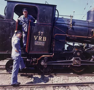 Vitznau, Vitznau-Rigi Railway (VRB), H2/3 Steam Locomotive No. 17 (ca. 1975)