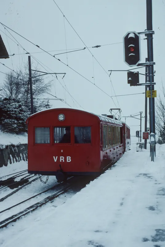 Rigi-Kaltbad, VRB-train with pretend car no.8 (2/1985)