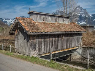 Holzschopf-Brücke über die Seeweren, Brunnen SZ 20210325-jag9889 (2021-03-25 14:17:39)