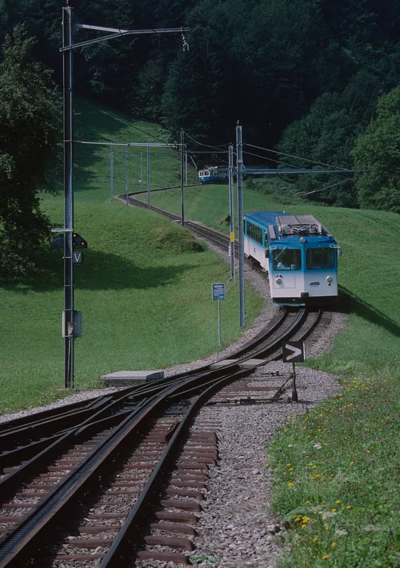 Arth, Goldau, Arth-Rigi-Bahn ARB, today Rigibahnen AG (8/1994)