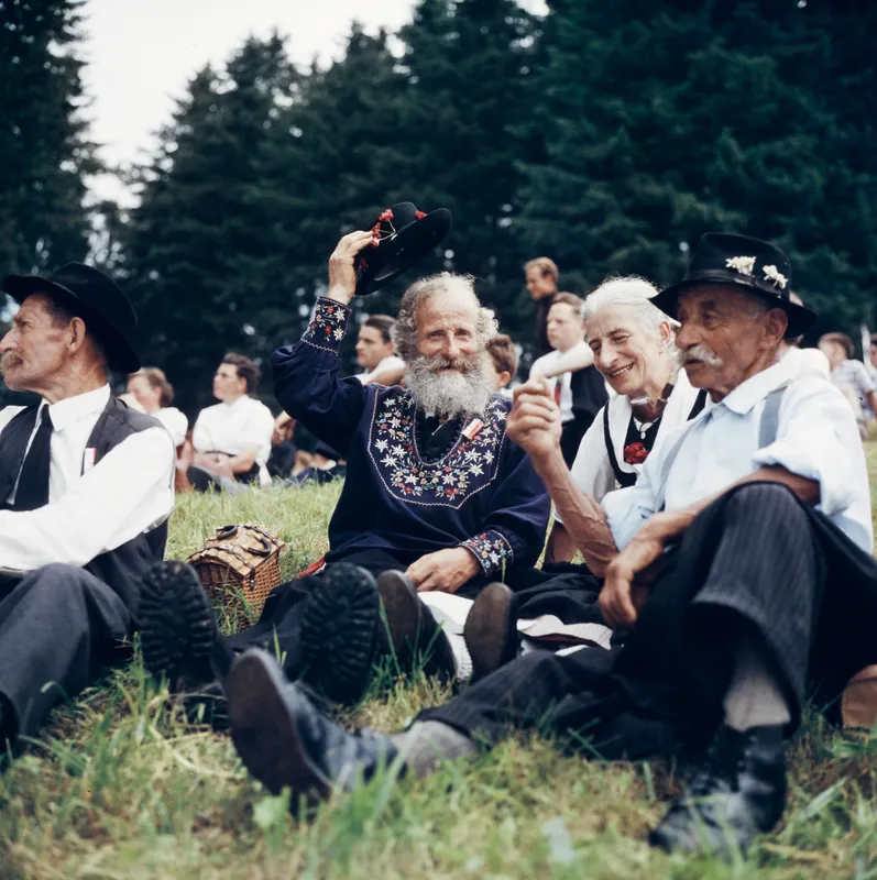 Alpine festival on the Seebodenalp above Küssnacht am Rigi (ca. 1961)