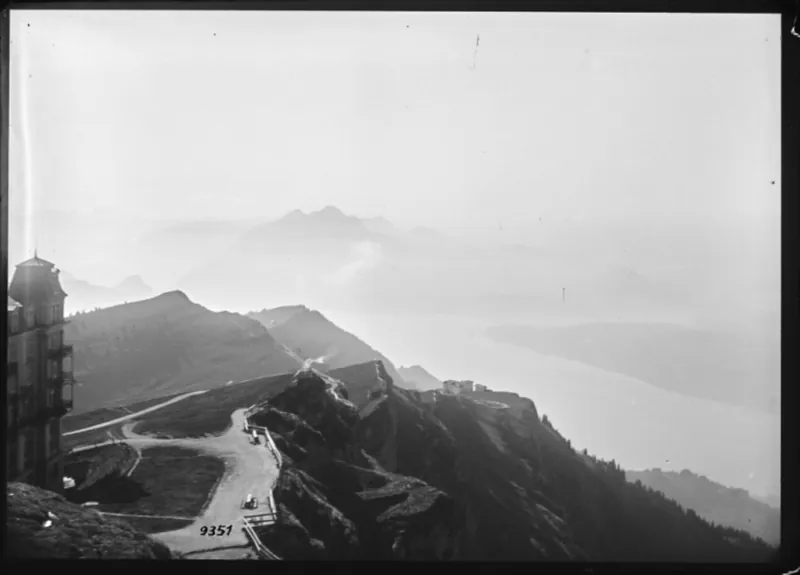 Arth, Rigi -Kulm, Panorama (approx. 1890)