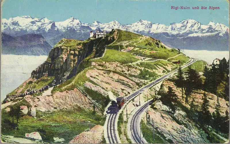 Rigi-Kulm and the Alps (vor 22.09.1920)