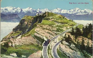 Rigi-Kulm and the Alps (vor 22.09.1920)