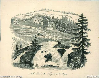 Kapelle Maria zum Schnee und Umgebung Rigi Klösterli (1800 - 1850)
