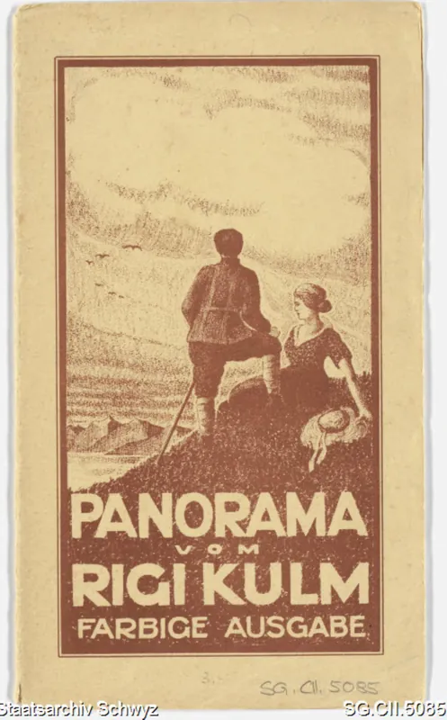 Panorama von der Rigi Kulm (ca. 1900)