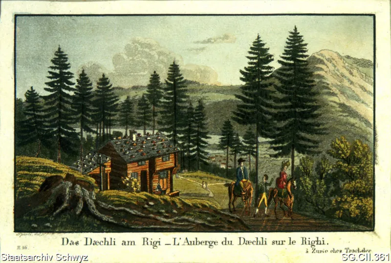 Gasthaus Rigi Dächli (ca. 1830 - 1840)
