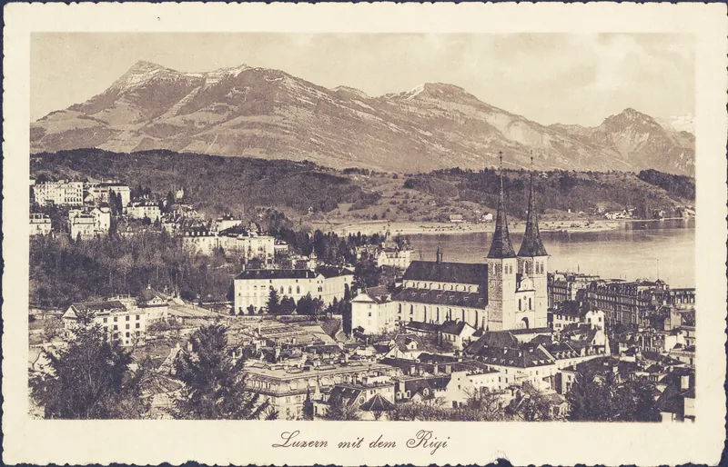Lucerne with the Rigi (vor 10.5.1913)