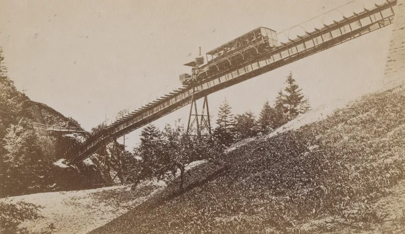 Rigi Railway, Schnurtobel Bridge (ca. 1875)