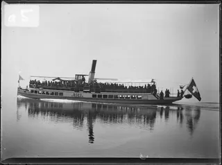 Schraubendampfer "Rigi" auf dem Zugersee (1904)