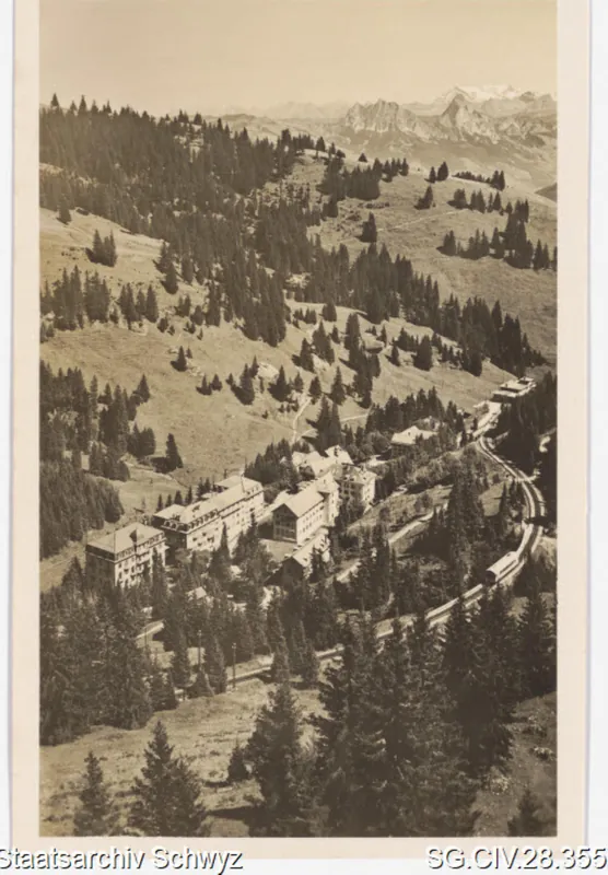 Rigi-Klösterli mit Hotels und Wallfahrtskapelle (keine Angabe)