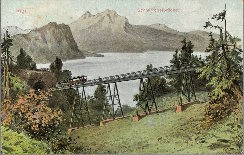 Rigi, Schnurtobel Bridge (vor 07.08.1907)