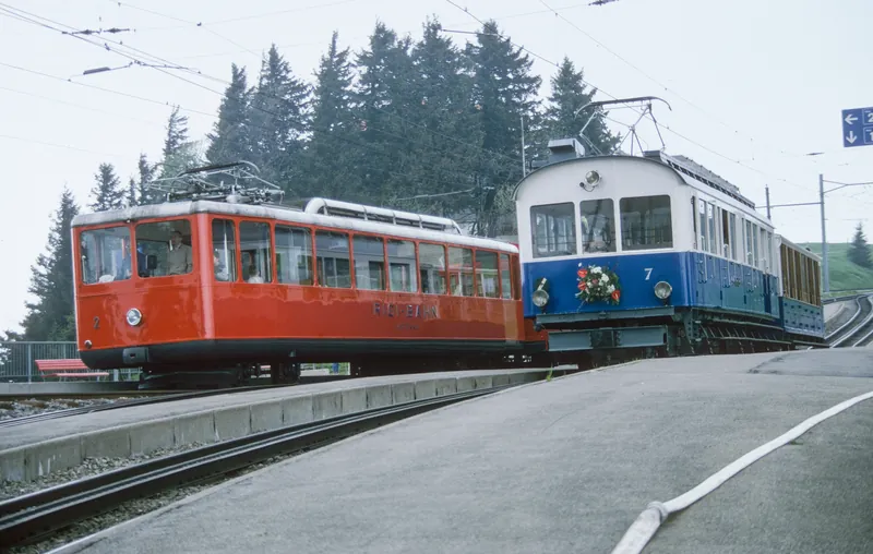 Arth, Goldau, Arth-Rigi-Bahn ARB, today Rigibahnen AG (6/1995)