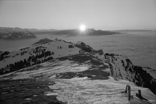 Rigi, winter landscapes (29.01.1991)