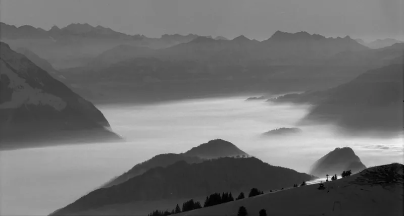 Rigi, winter landscapes (29.01.1991)