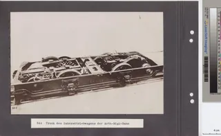 Truck des Zahnradtriebwagens der Arth- Rigi -Bahn (ca. 1925)