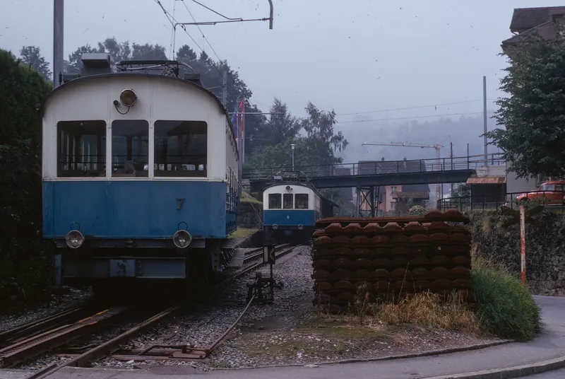 Arth, Goldau, Arth-Rigi-Bahn ARB, today Rigibahnen AG (9/1974)