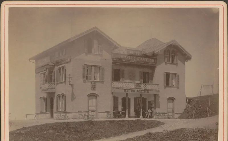 Rigi. Gasthaus Breitinger Staffel-Kulm (1886)
